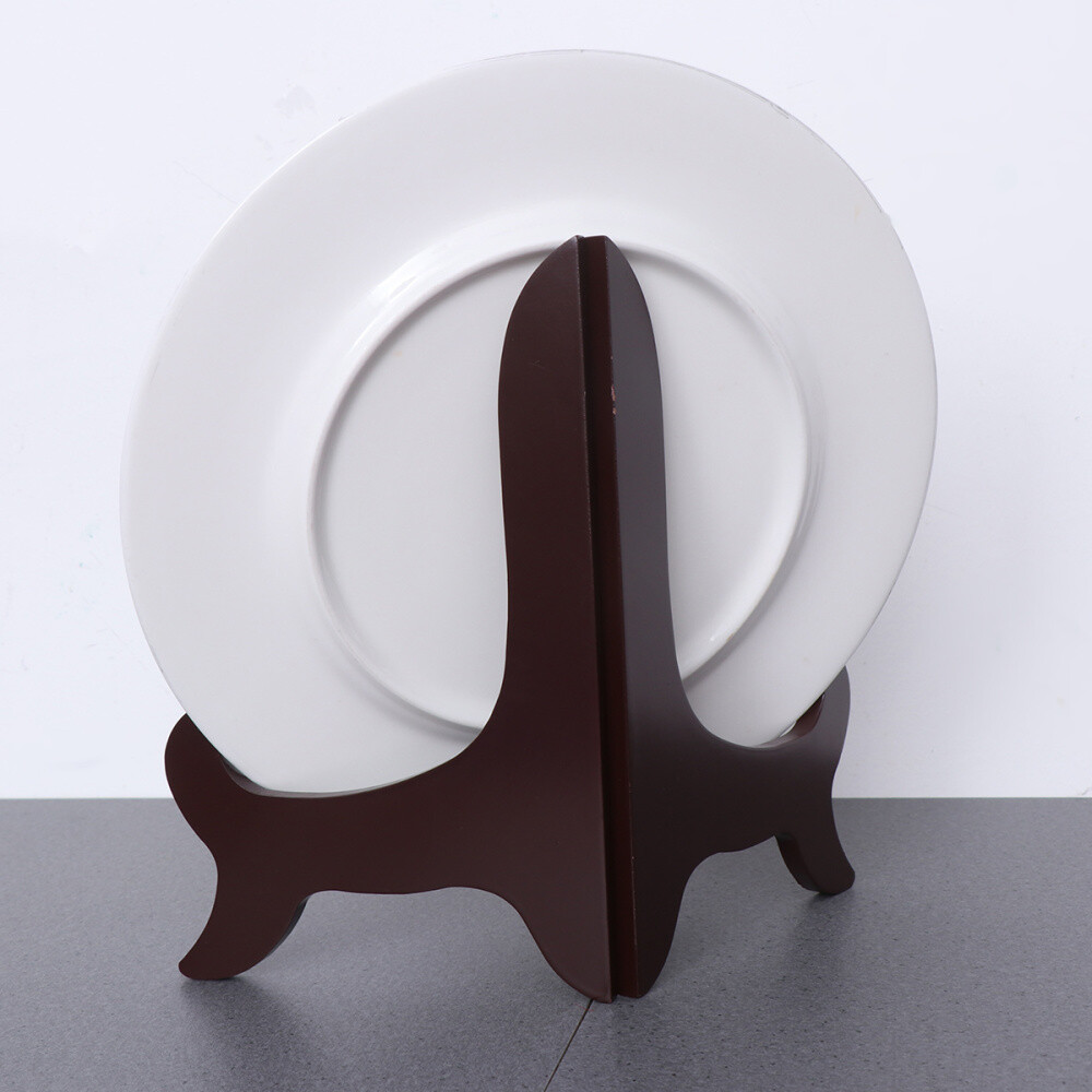 1pc Display Stand Desktop Decorative Plate Stand Pu Er Tea Holder