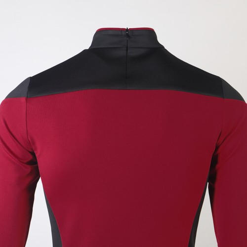 The Next Generation Picard Red Starfleet Uniforms TNG  Data Gold Blue Top Shirts