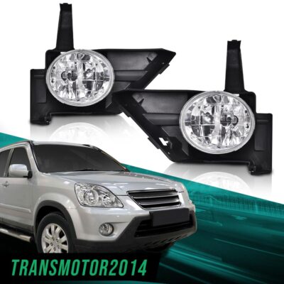 Fit For 05-06 Honda CR-V CRV Clear Driving Fog Lights Bumper Lamps W/Switch 2Pcs