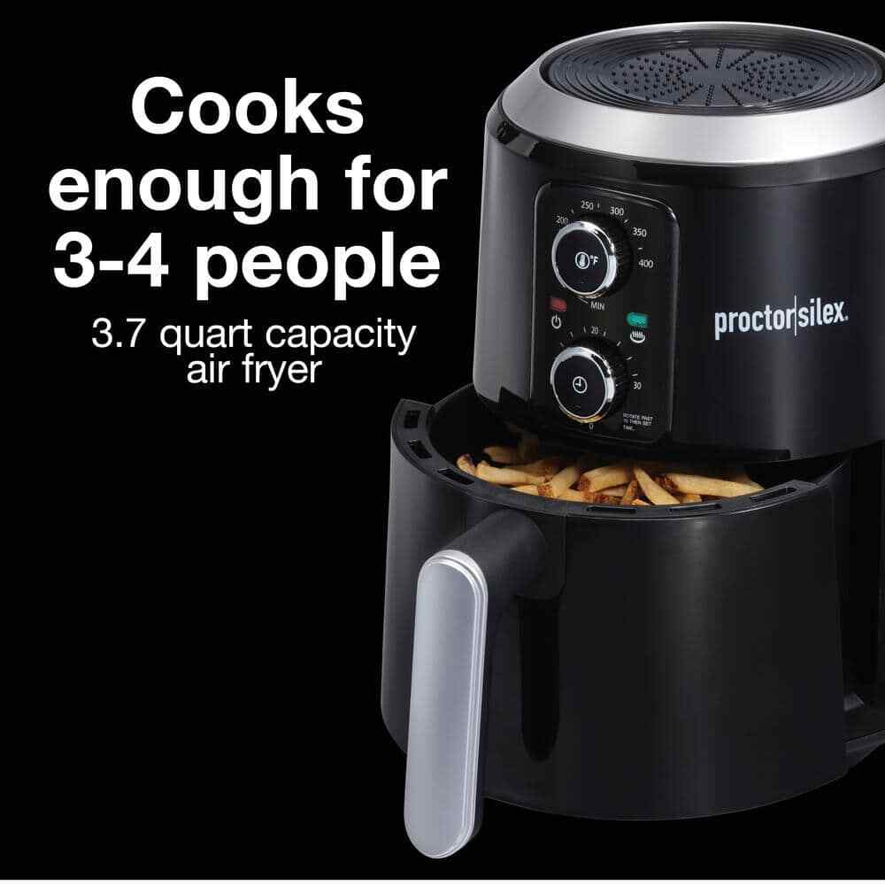 3.7 qt. Black Air Fryer