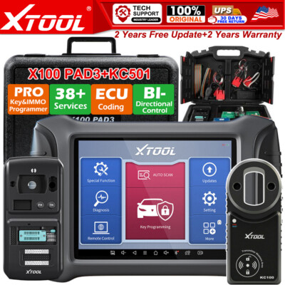 XTOOL X100PAD3 KC501 Auto IMMO Car Programming Bidirectional Diagnostic Tool 38+