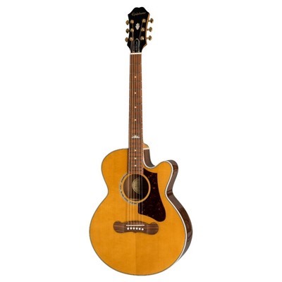Epiphone J 200 EC Studio Parlor Vintage Natural Electric Acoustic Guitar