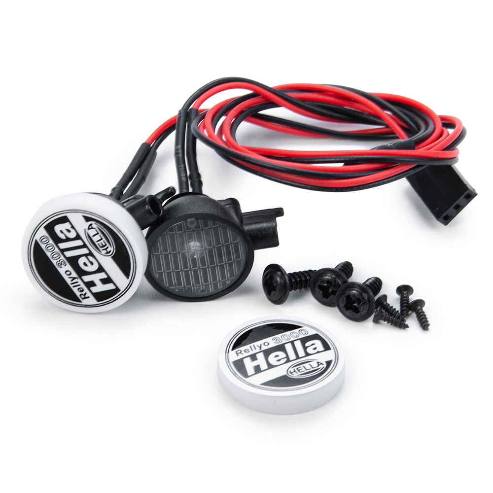 RC 2/4 LED Lights Kit Roof Headlight Light Bar for 1/10 Crawler Car Axial SCX10