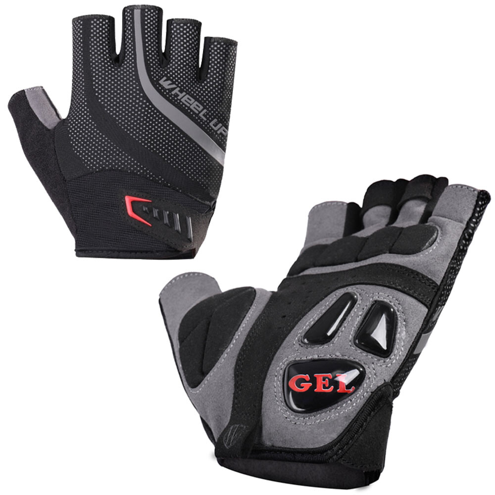Gel Pad Fingerless Fishing Gloves