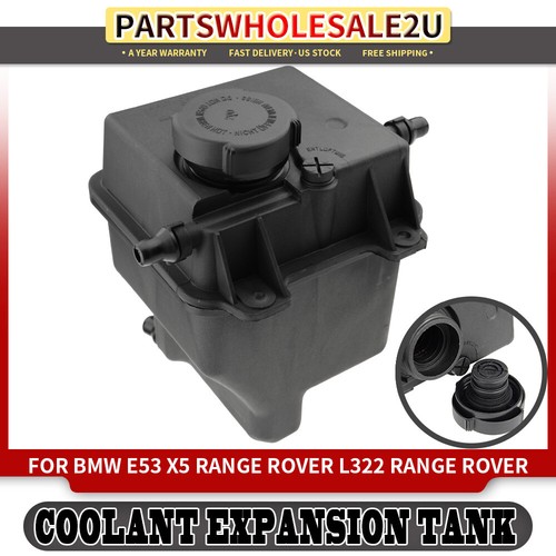 Pressurized Coolant Reservoir w/ Cap for BMW E53 X5 Land Rover L322 Range Rover