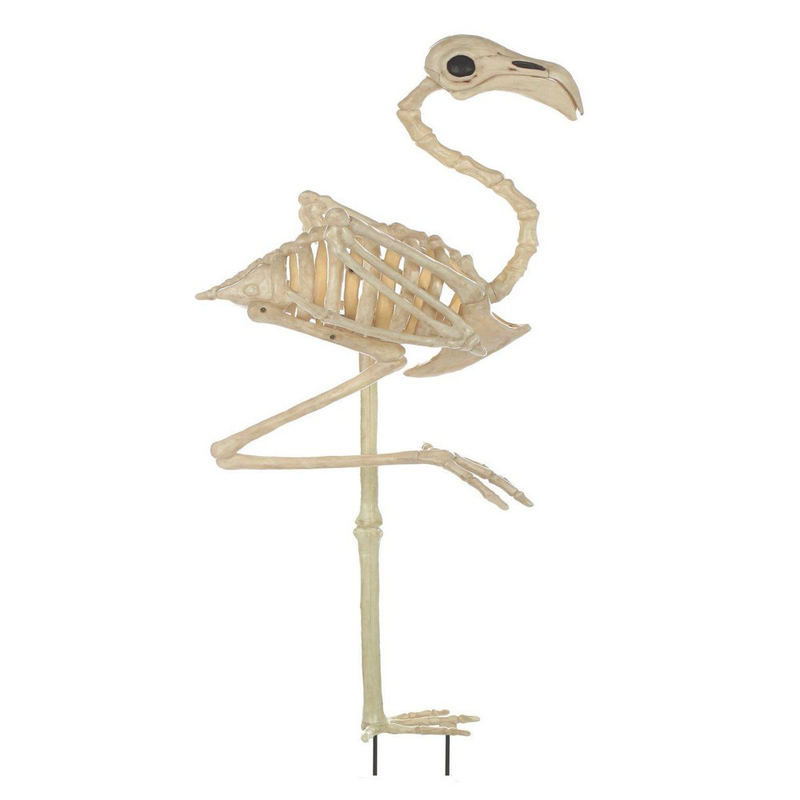 3 Ft Skeletal Flamingo Halloween Prop Indoor Outdoor Decorations Clearance Sale