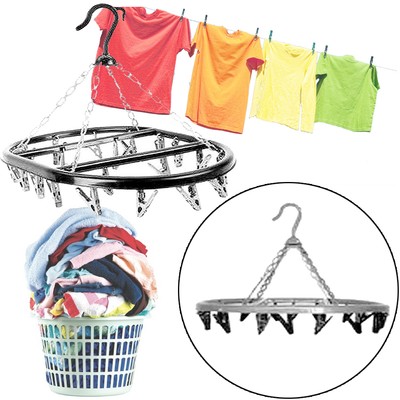 hanging plastic indoor outdoor 20 peg clothes dryer drying line