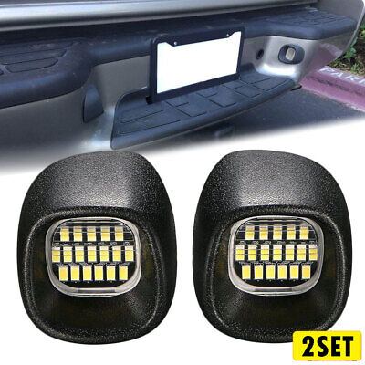 2X License LED Plate Bulb Light For Chevy S10 GMC Sonoma Blazer Jimmy 18SMD Lamp