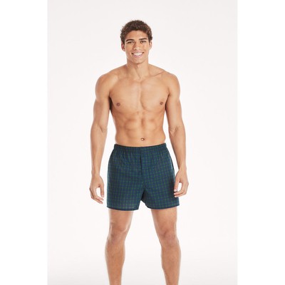

Набор из 5 мужских боксеров в клетку Hanes® Ultimate в клетку тартан, Blue/red/green