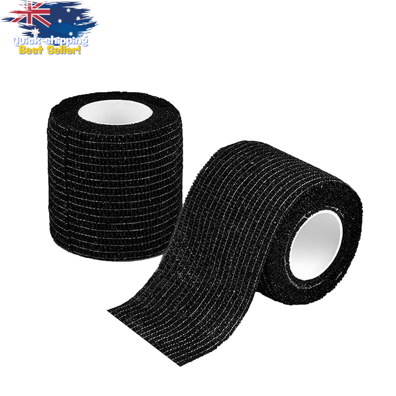Universal Sweat Absorbing Wheel Wrap Tape for 14-18” Steering Wheel - Black