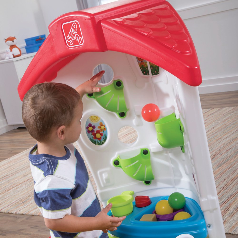 Step2 Toddler Corner House - Open Design Playhouse with Interactive Features New