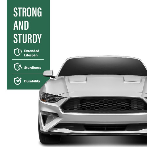 Fit For 2018-2022 Ford Mustang Front Engine Splash Shield Guard Under Cover