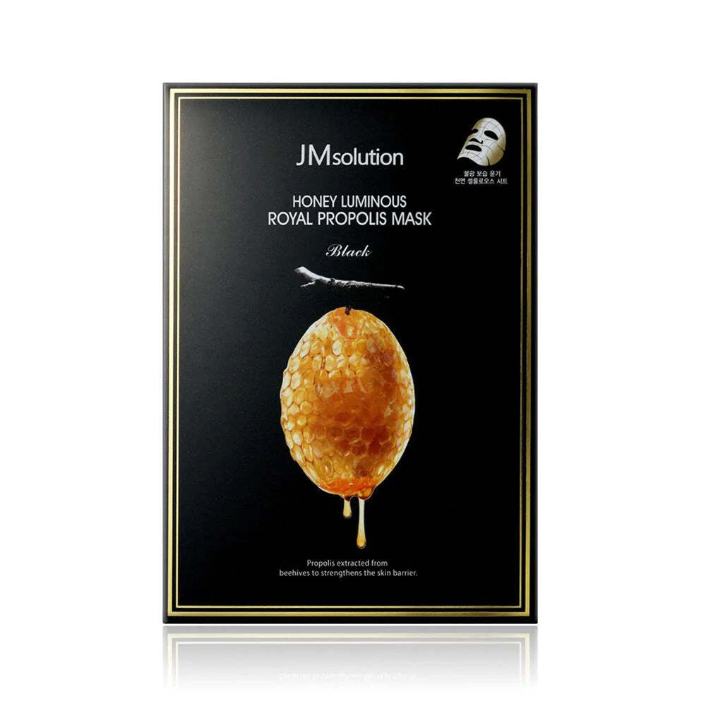 JM Solution Honey Luminous Royal Propolis Маска - Черный, 10 листов