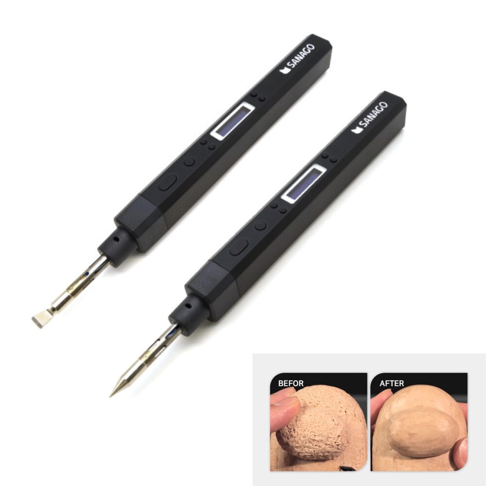 SANAGO New Sanago Premium 3D Pen Set 3-Type Module Replaceable Artists Korean