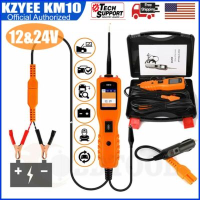 Circuit Tester 12V/24V Car Battery Tester Electrical Power Probe Diagnostic Tool