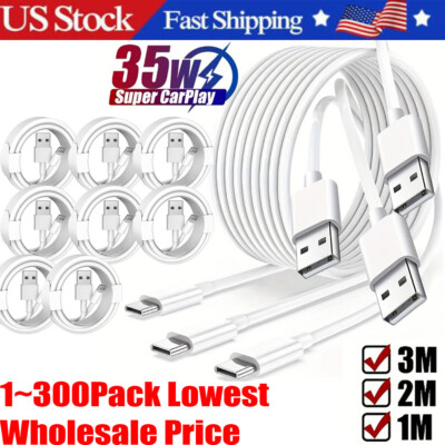 For iPhone15 Pro Max Plus USB-A Cable Fast Charger Type C Charging Data lot Cord