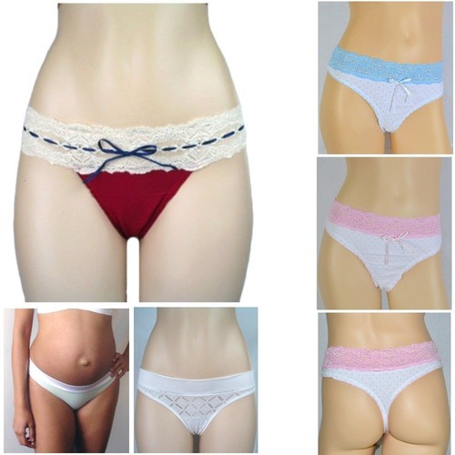 Tangas/Strings aus Baumwollmischung für Damen