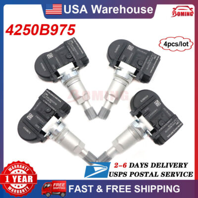 4x TIRE PRESSURE SENSOR TPMS 4250B975 for Mitsubishi Lancer Outlander 315Mhz New