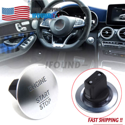 For Mercedes Benz Push To Start Button Keyless Go Engine Start Stop Push Button