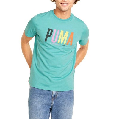 

Puma Swxp Graphic Crew Neck Футболка с коротким рукавом Мужские синие спортивные повседневные топы, Синий, Puma Swxp Graphic Crew Neck Short Sleeve T-Shirt