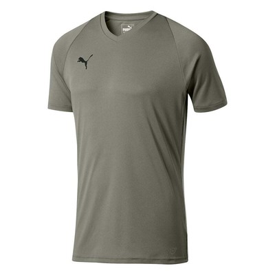 

Футболка Puma Liga Core с круглым вырезом и короткими рукавами для мальчиков, молодежная серая 703542-13, Grey, Puma Liga Core Crew Neck Short Sleeve Soccer Jersey Youth