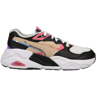 

Женские кроссовки Puma Trc Mira Dimensions на шнуровке черного, коричневого, розового, белого цвета, Black;brown;pink;white, Puma Trc Mira Dimensions Lace Up Sneaker