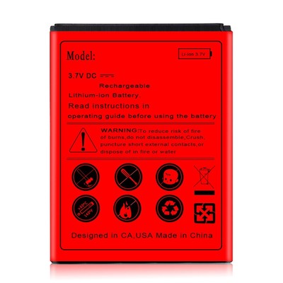 Long Life 1400mAh Extended Slim Battery for Tracfone Alcatel MyFlip 2 A406DL USA