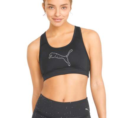 

Женский спортивный бюстгальтер Puma 4Keeps Mid Impact черный спортивный 520306-04