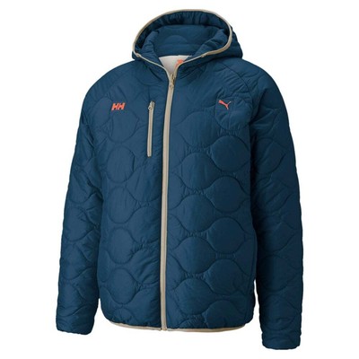 

Puma Reversible Padded Full Zip Jacket X Helly Hansen Mens Blue Casual Athletic, Синий, Puma Reversible Padded Full Zip Jacket X Helly Hansen