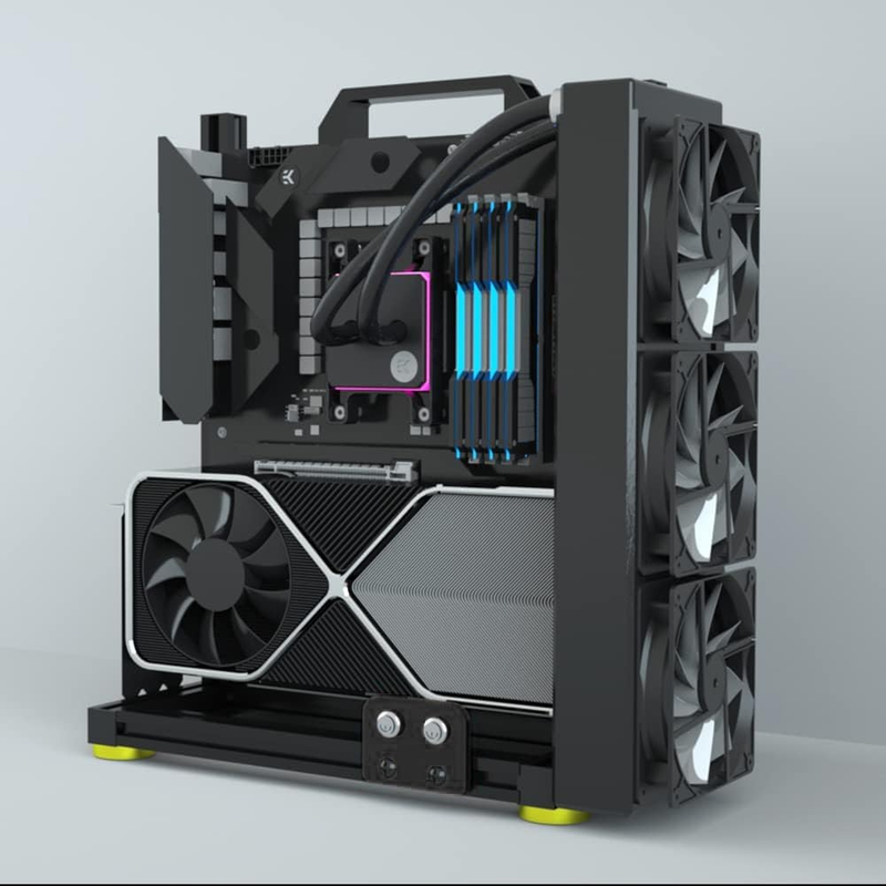 Open Air PC Test Bench Frame for ITX ATX EATX Motherboards