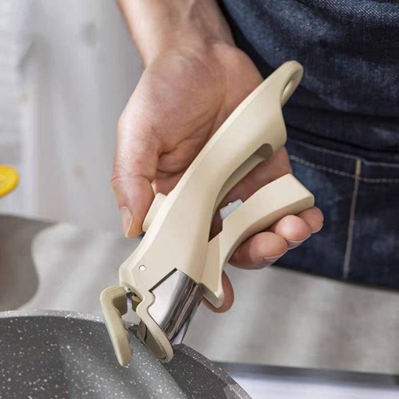 Universal Frying Pan Replacement Handle Clip Anti-Scalding Removable Pot Handle