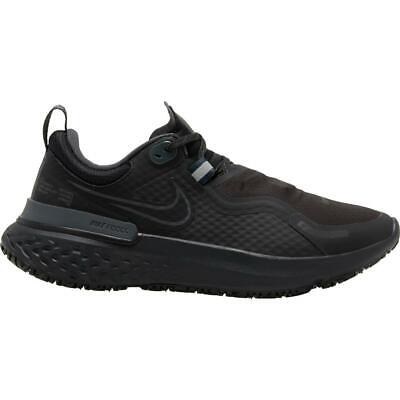 Nike React Miler Shield Triple Black Water Resistant Running Shoes CQ8249-001