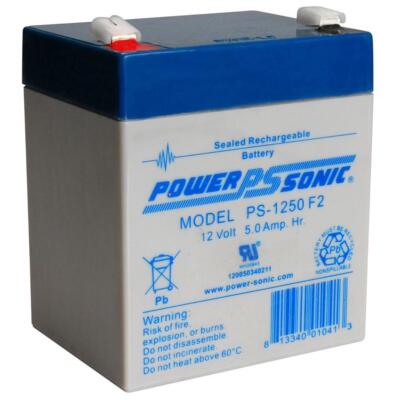 Power-Sonic PS-1250F23-PS-1250F2 12V 5AH Battery for Black  Decker Storm Station