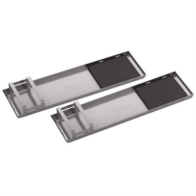Bon Tool Concrete Accessories Stainless Steel Knee Boards w/Knee Pads (Pair)