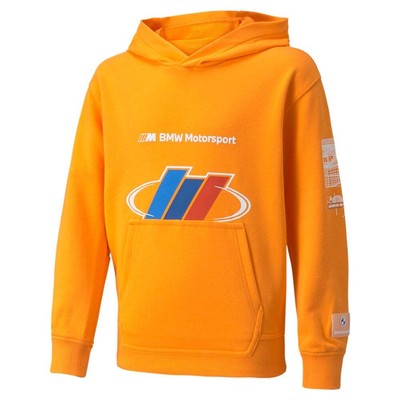 

Puma Bmw Mms Street Hoodie Boys Orange Повседневная спортивная верхняя одежда 531263-05, Оранжевый, Puma Bmw Mms Street Hoodie