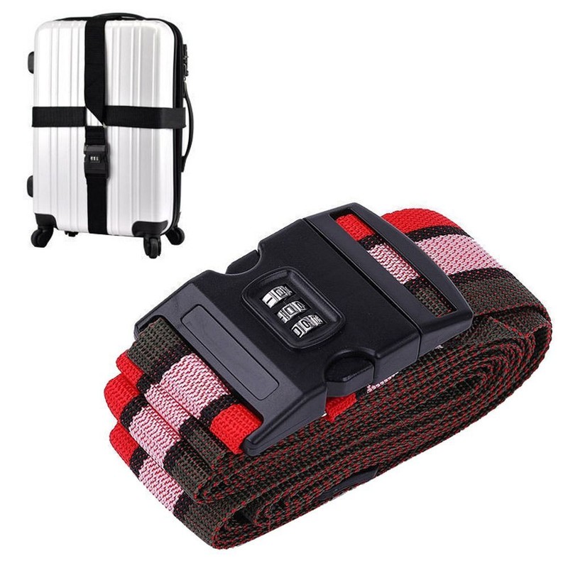 Password Lock Packing Belt Travel Suitcase Accessories Luggage Buckle Strap