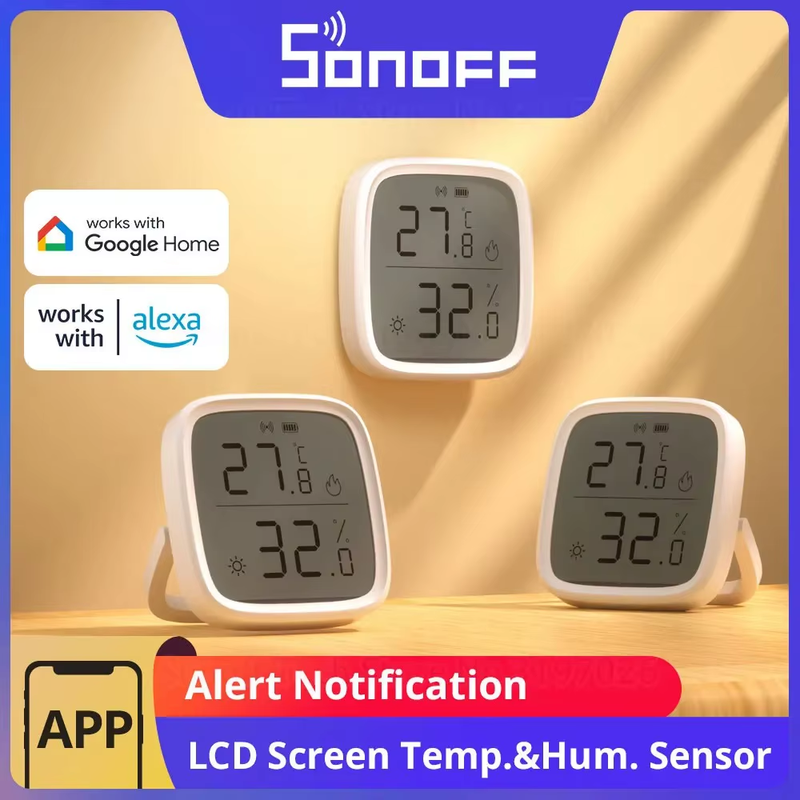 SNZB-02D Zigbee Temperature Humidity Sensor SNZB 02D ZigBee Standard Compatible