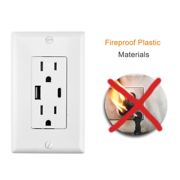 120° 4K HD Wifi P2P Home Security Nanny Camera USB in AC Wall Socket Outlet US - Image 6