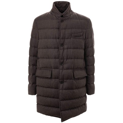 Pre-owned Herno Brown Wool Jacket