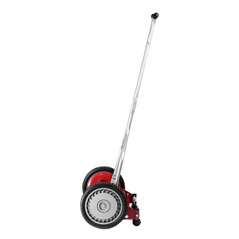 14 In. 5-Blade Manual Walk behind Reel  Outdoor Garden Lawn Mower