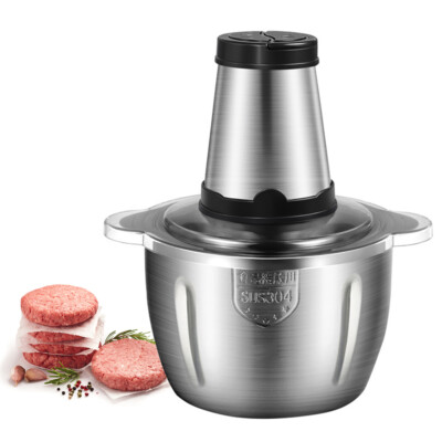 S Electric Meat Grinder 3l Stainless Steel Blender Chopper B9v9