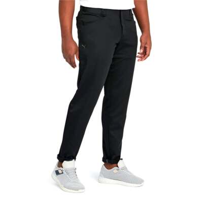 

Puma Porsche Design 5 Pocket Pants Мужские черные повседневные спортивные штаны 595577-01, Черный, Puma Porsche Design 5 Pocket Pants