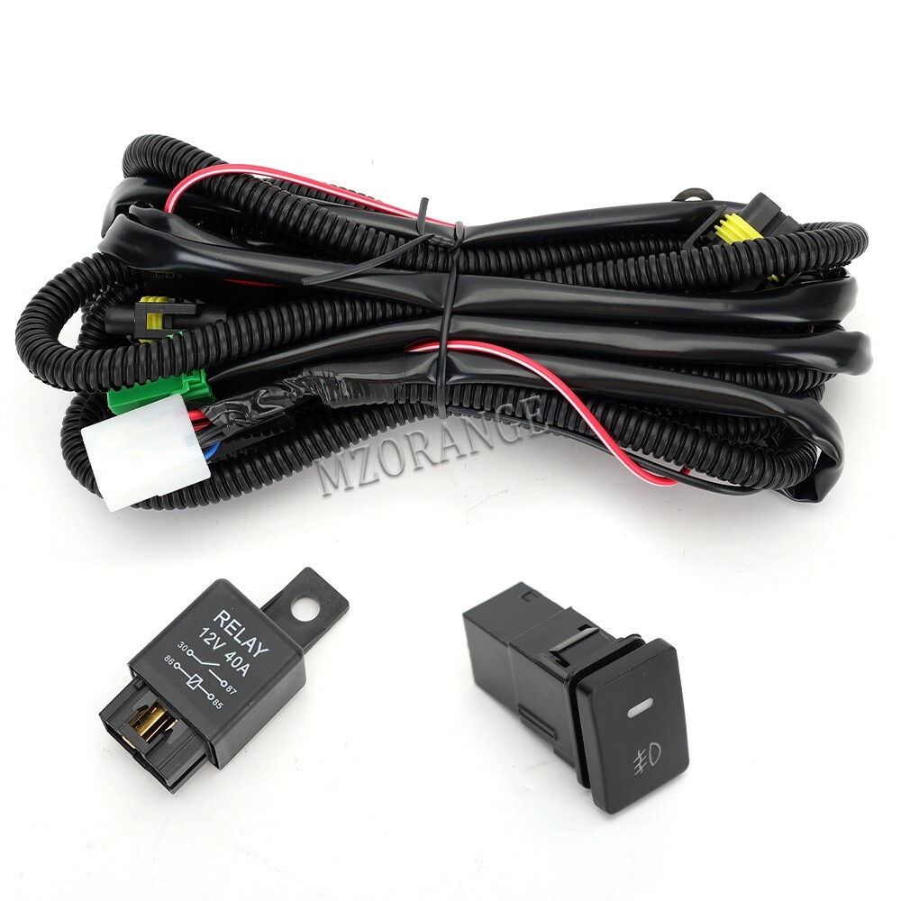 LED Fog Light Lamp Wiring Relay Kit For Nissan Infiniti G25 G37 Q60 Sedan 10-14