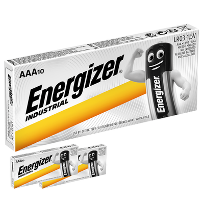 Energizer Industrial AAA LR03 MN2400 1.5V Alkaline Batteries x 30 *Long Expiry*
