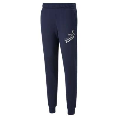

Спортивные штаны Puma Essentials+ Logo Мужские синие повседневные спортивные штаны 84986506, Синий, Puma Essentials+ Logo Sweatpants