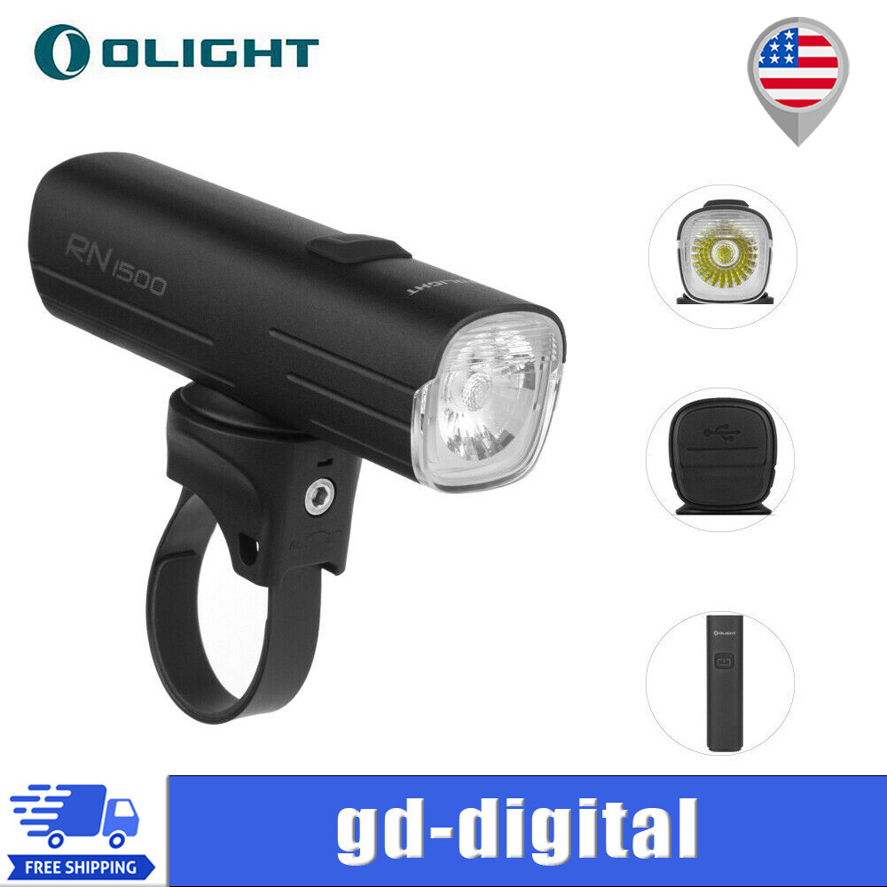 Olight RN 1500 LED Bike Headlight 1500 Lumens Rechargeable Flashlight