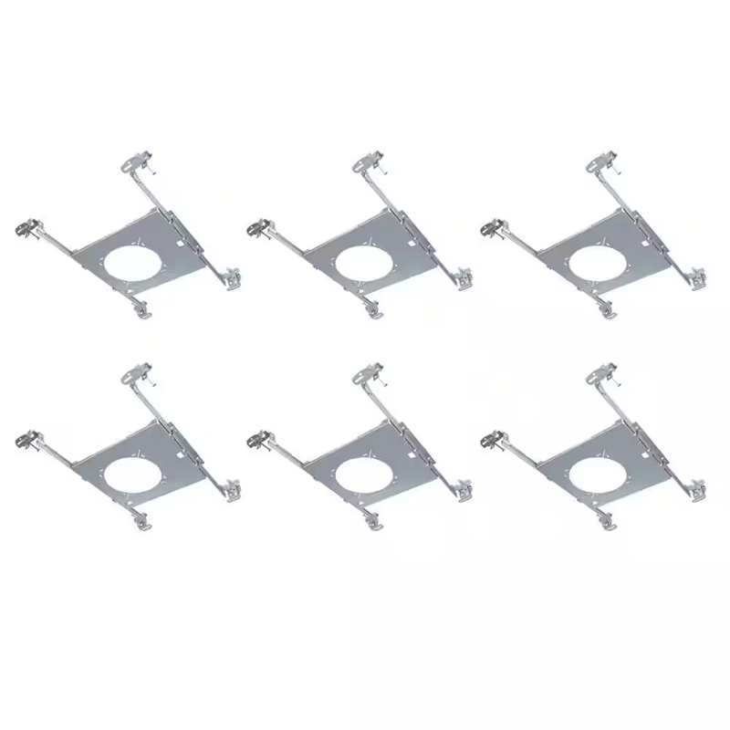 Halo HL4RSMF 4 Inch Recessed Lighting Mounting Frame 6 Pack Canless LED Remodel