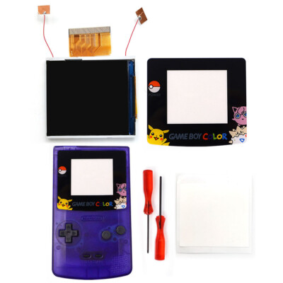 Drop In Menu IPS Backlight LCD Kit For Gameboy Color GBC W/Patterned Screen