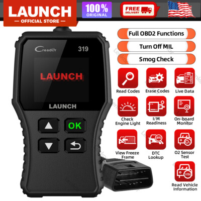 LAUNCH Automotive OBD2 Diagnostic Scanner Car Check Engine Light OBD Code Reader