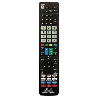 Universal Remote Control For Sharp TV with Backlight & Learning No Voice control